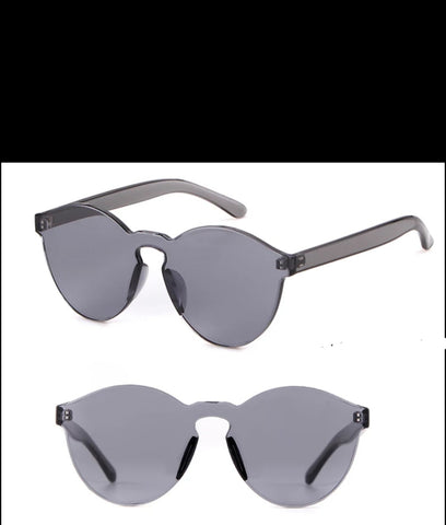 Fashion Sunglasses-Transparent Black