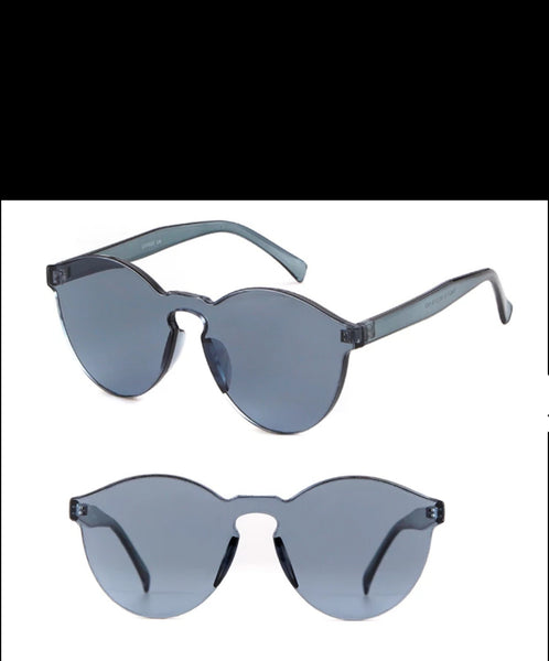 Fashion Sunglasses- Silver Solid