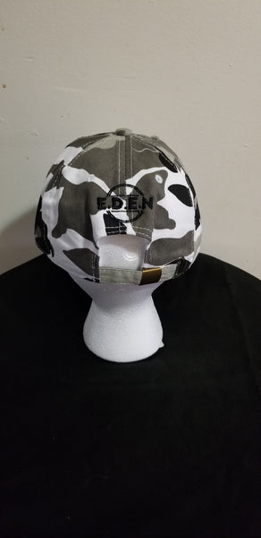 Dad Hats- Black/White Army Fatigue (CTY)