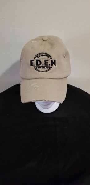 Dad Hats- Gray/White Army Fatigue  (Eden Logo)